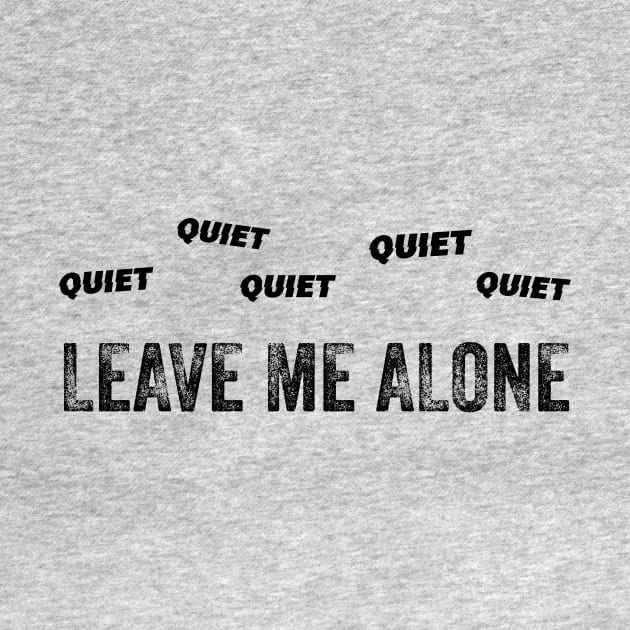 Leave Me Alone (Black Logo) by usernate